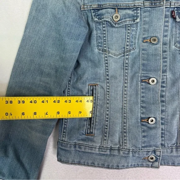 Levi’s denim women’s jacket size:M - Picture 4 of 13